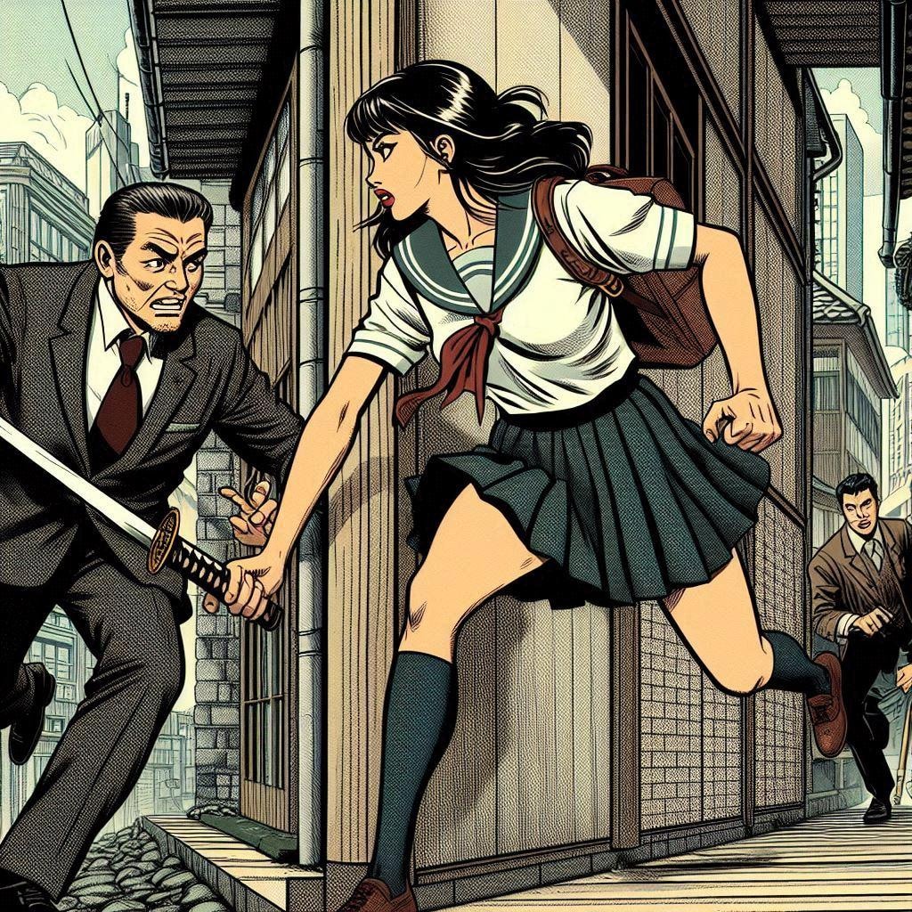 【没】刀使いの女子高生