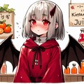 キンタマジュースの売り子をする悪魔神官ちゃん 3枚目