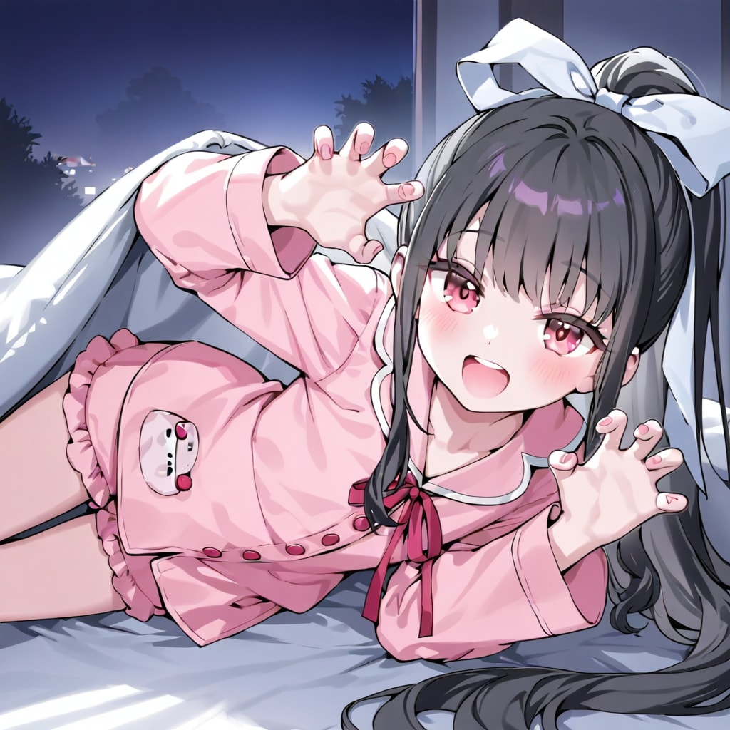 がおがぉ～♡私に襲われるかあなたが襲ってくるかだぞぉ♡ | の人気AIイラスト・グラビア