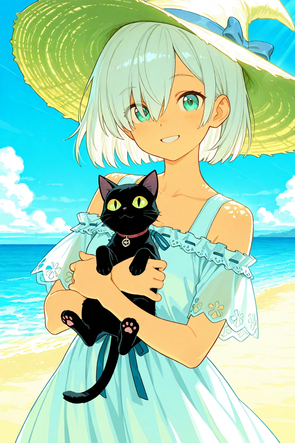 リゾートの魔女と黒猫