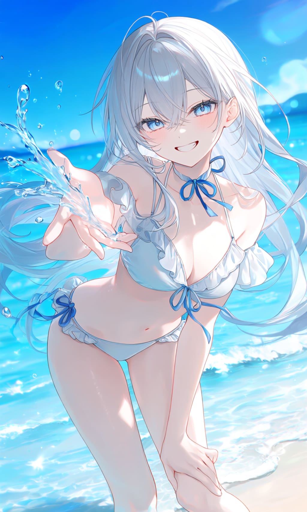 水着姿の少女　②