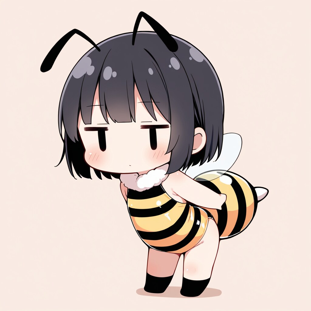 着ぐるみ着せ替え（ミツバチ） | の人気AIイラスト・グラビア
