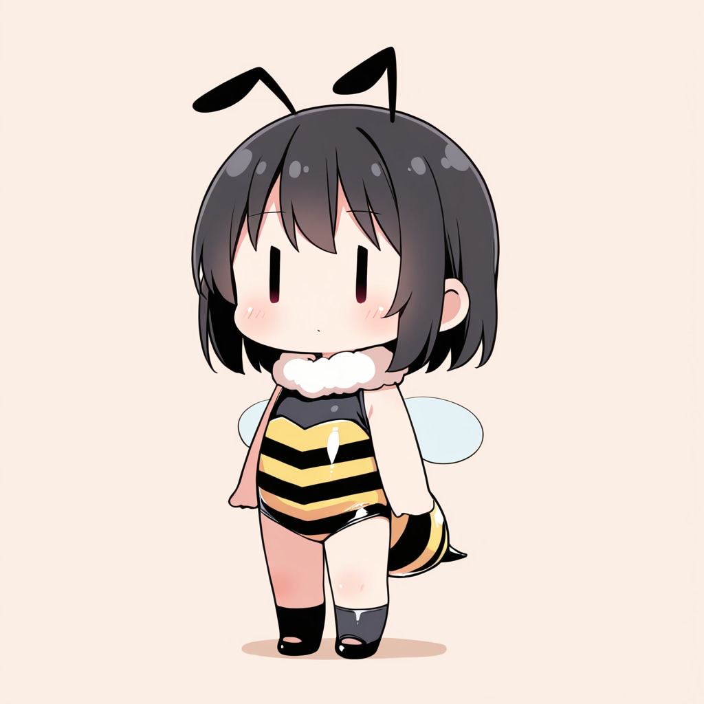 着ぐるみ着せ替え（ミツバチ）