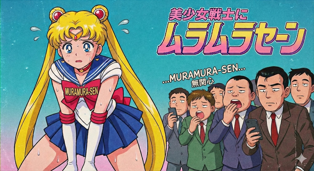 美少女戦士にムラムラ⋯