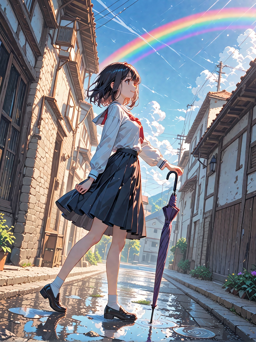 雨上がり