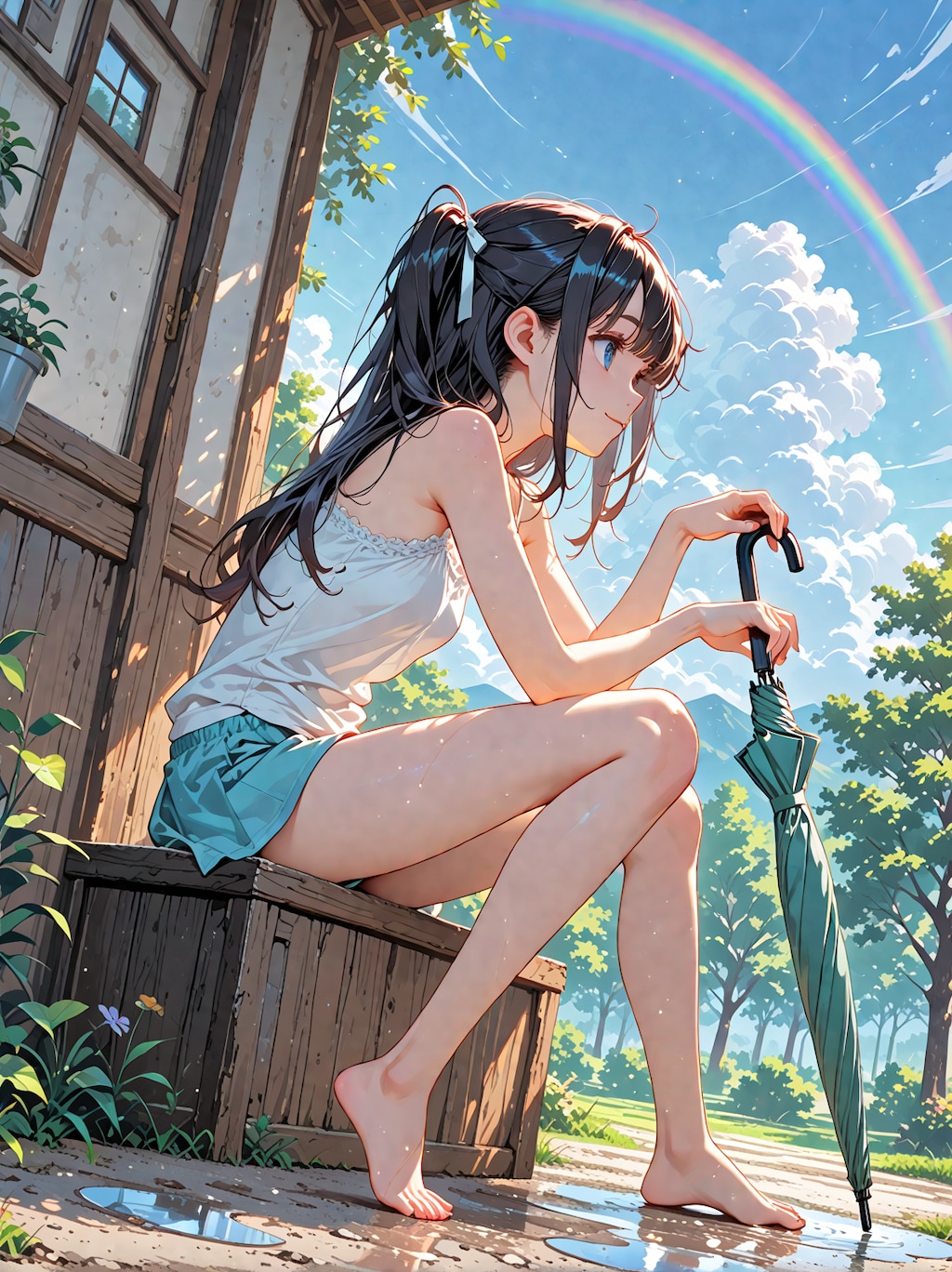 雨上がり