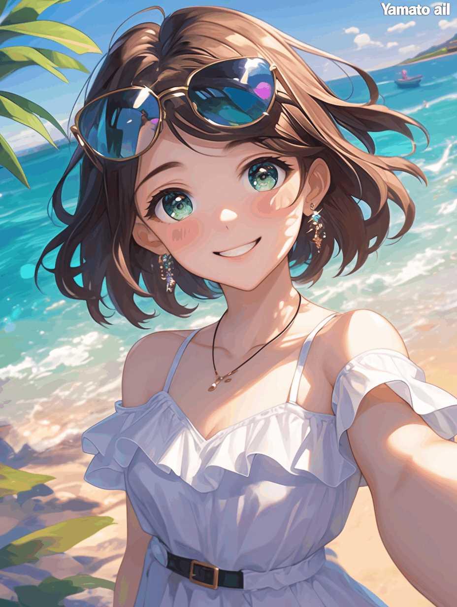 この夏の休暇先で💕
