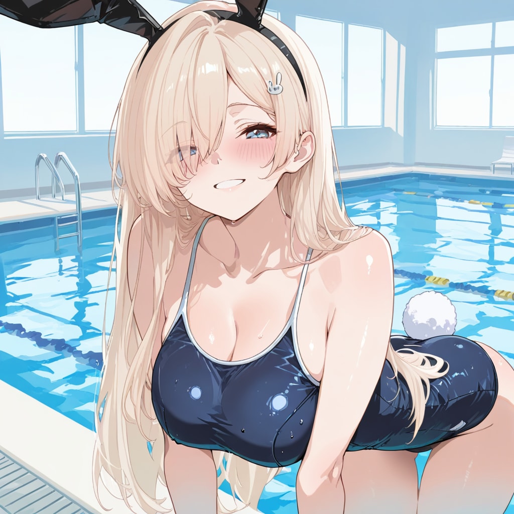 暑いよねスク水バニーちちぷいや　弾