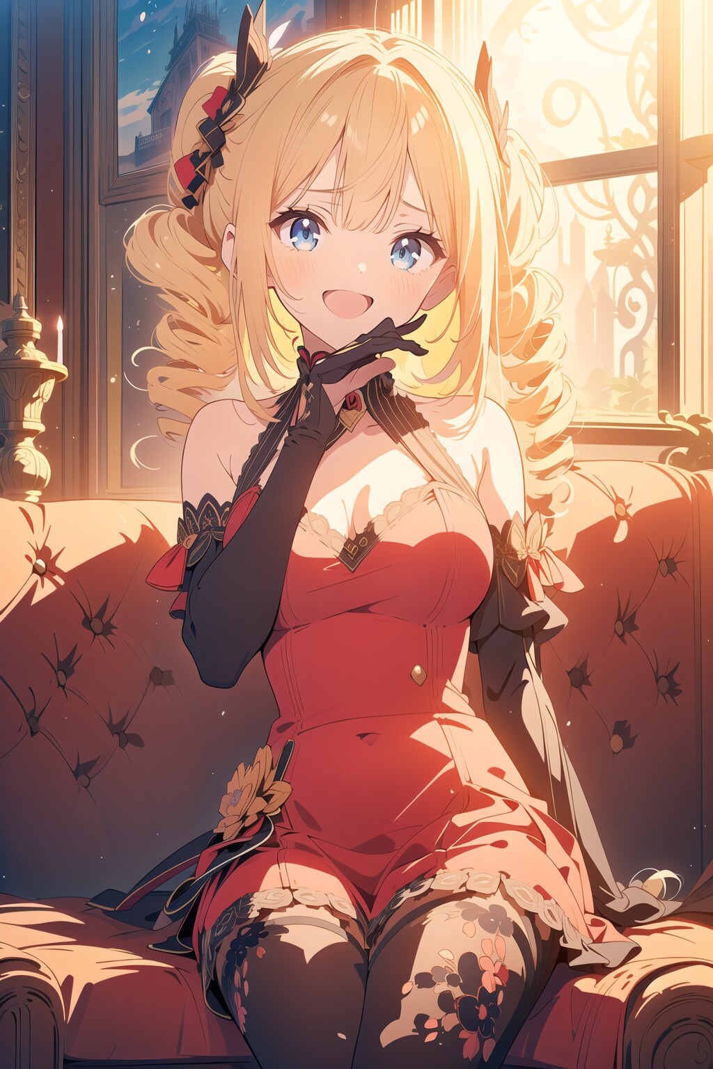 ドリルかわいいお嬢様