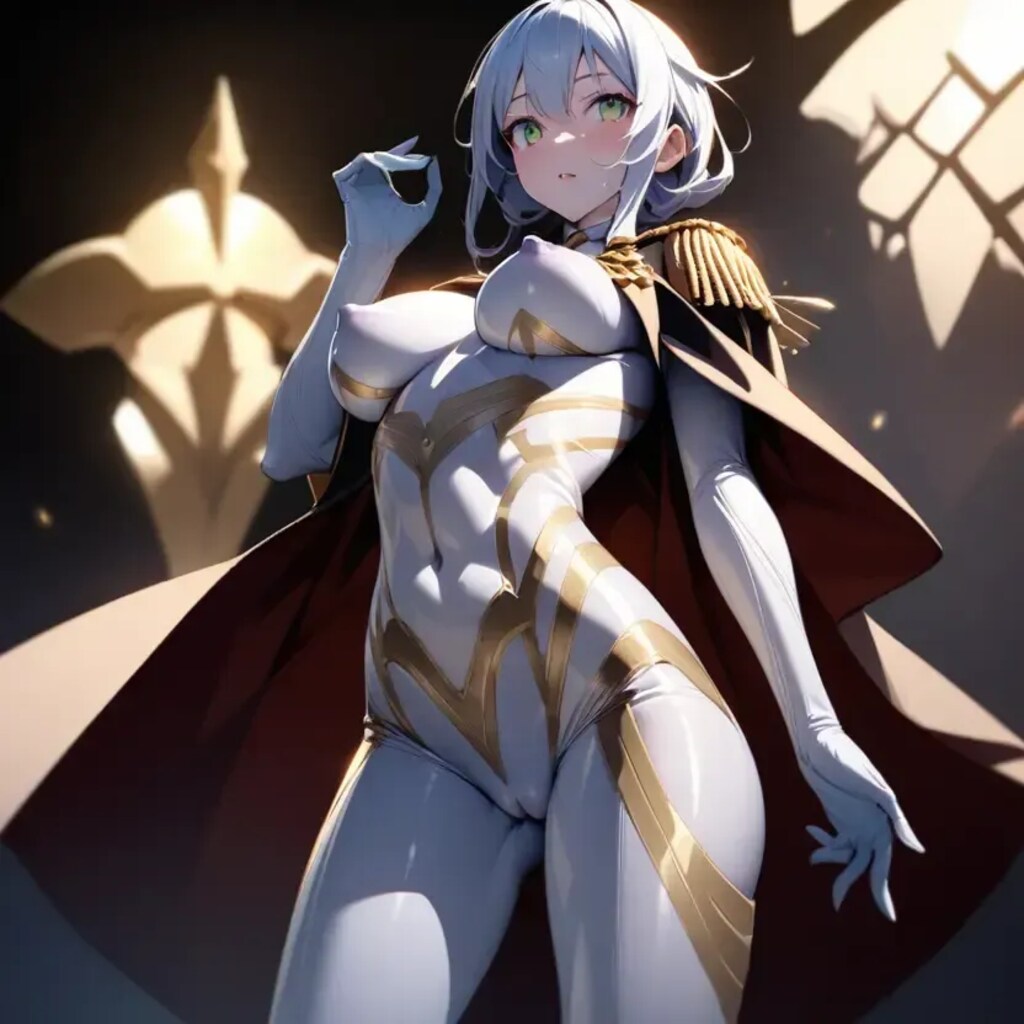 ボディスーツ × 修道服 × 軍服 × 聖騎士?