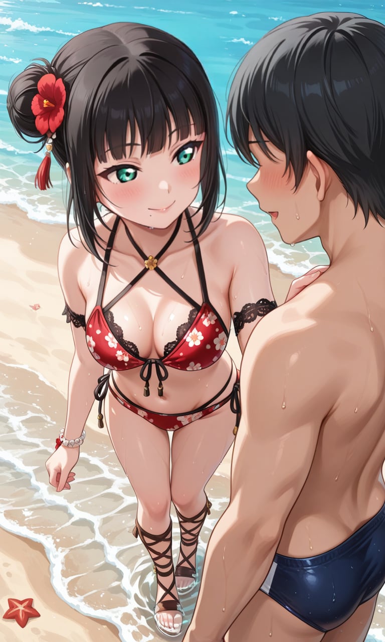 LoRAでビキニダイヤちゃんの18禁ver.ですわ👙🔞💦😍