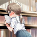 放課後の図書館にいた娘　＃２ 3枚目