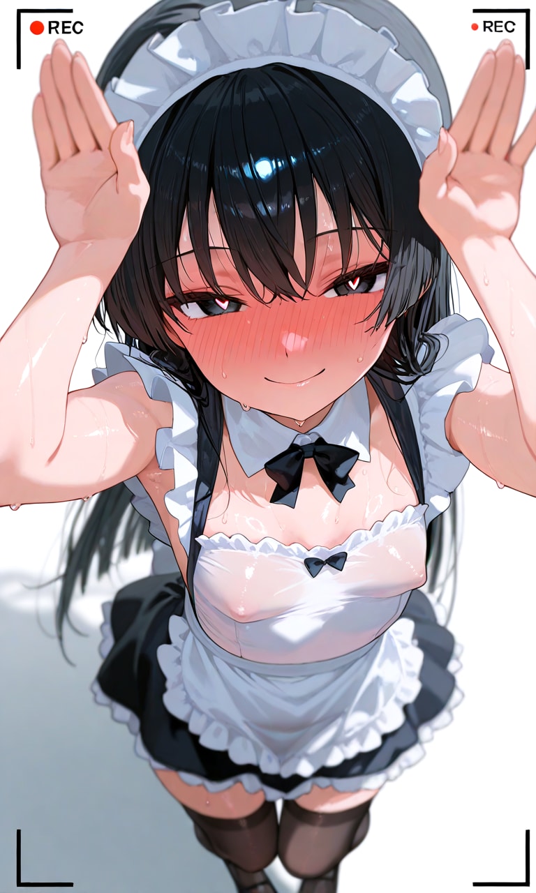 えっちなミニスカメイド服でおどるみづき♡