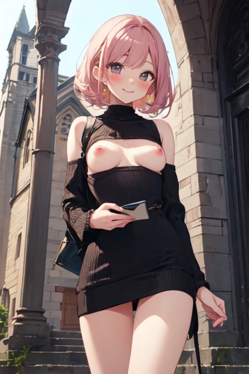 ざっくりニット