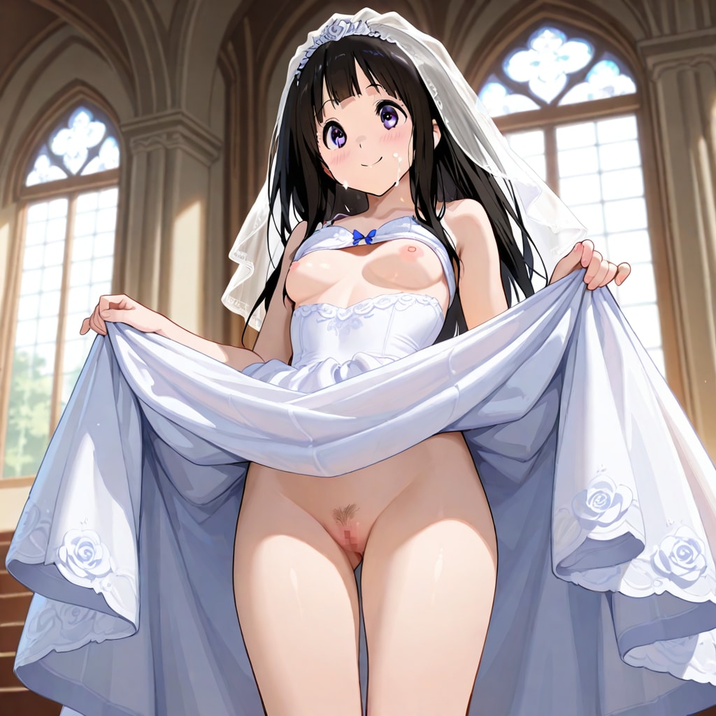 千反田えるのウェディングドレス