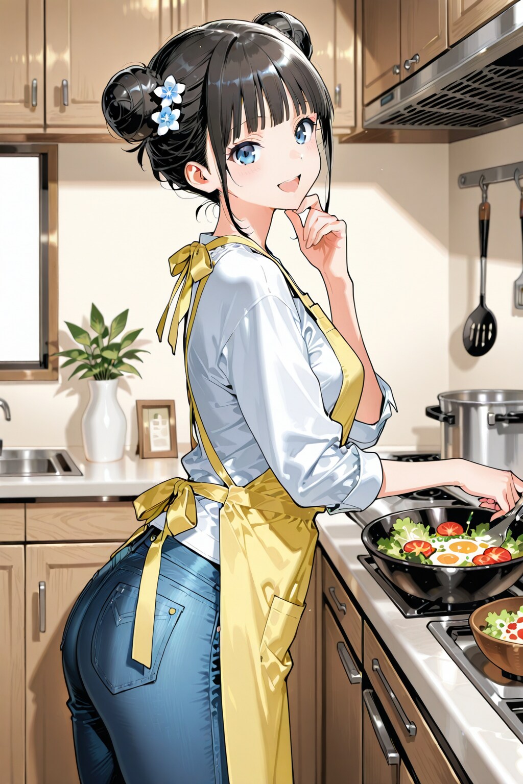 おだんごちゃん🍡✨と朝ごはん🍚✨　5/17 | の人気AIイラスト・グラビア