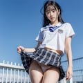 階段＆屋上パンチラ集③ 12枚目