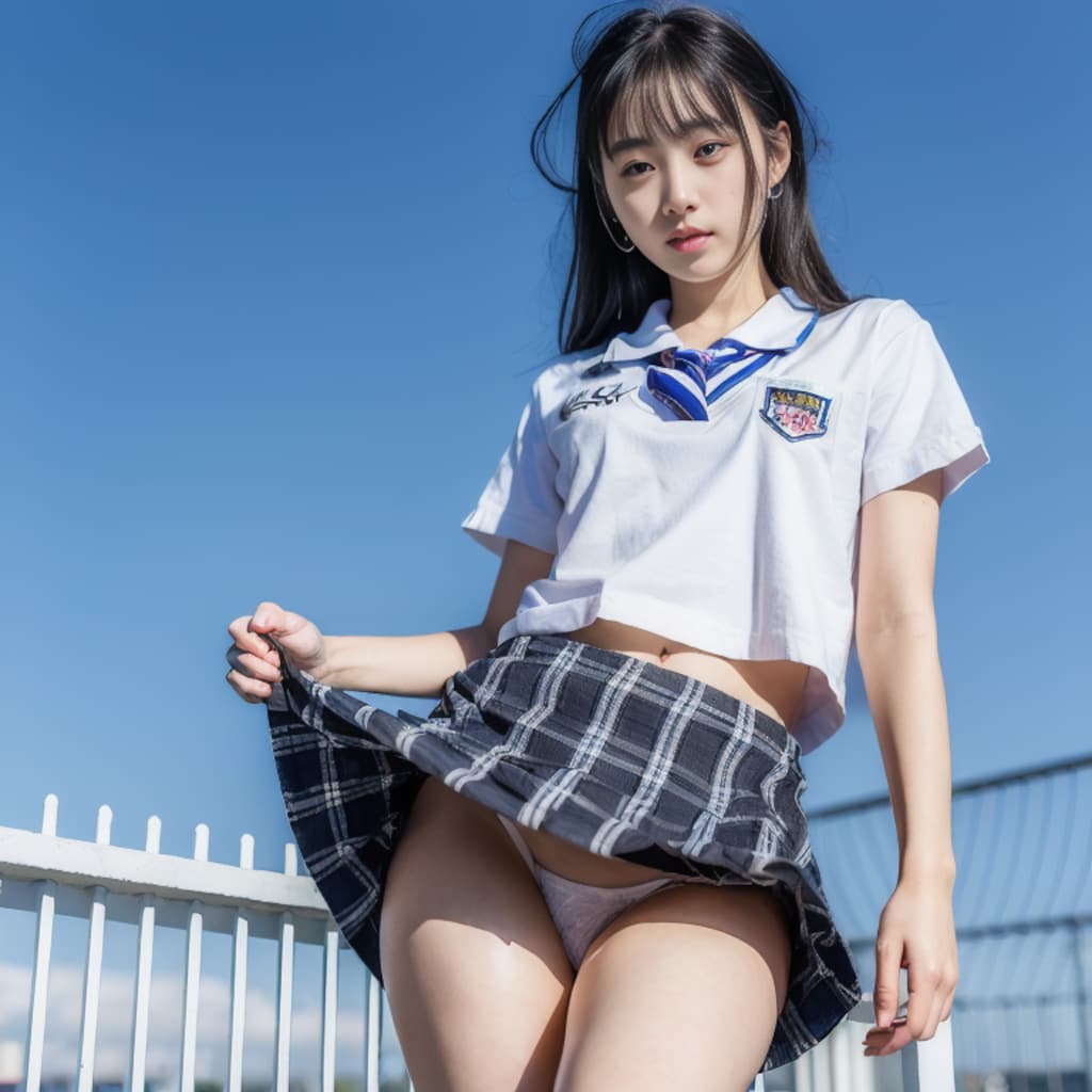 階段＆屋上パンチラ集③