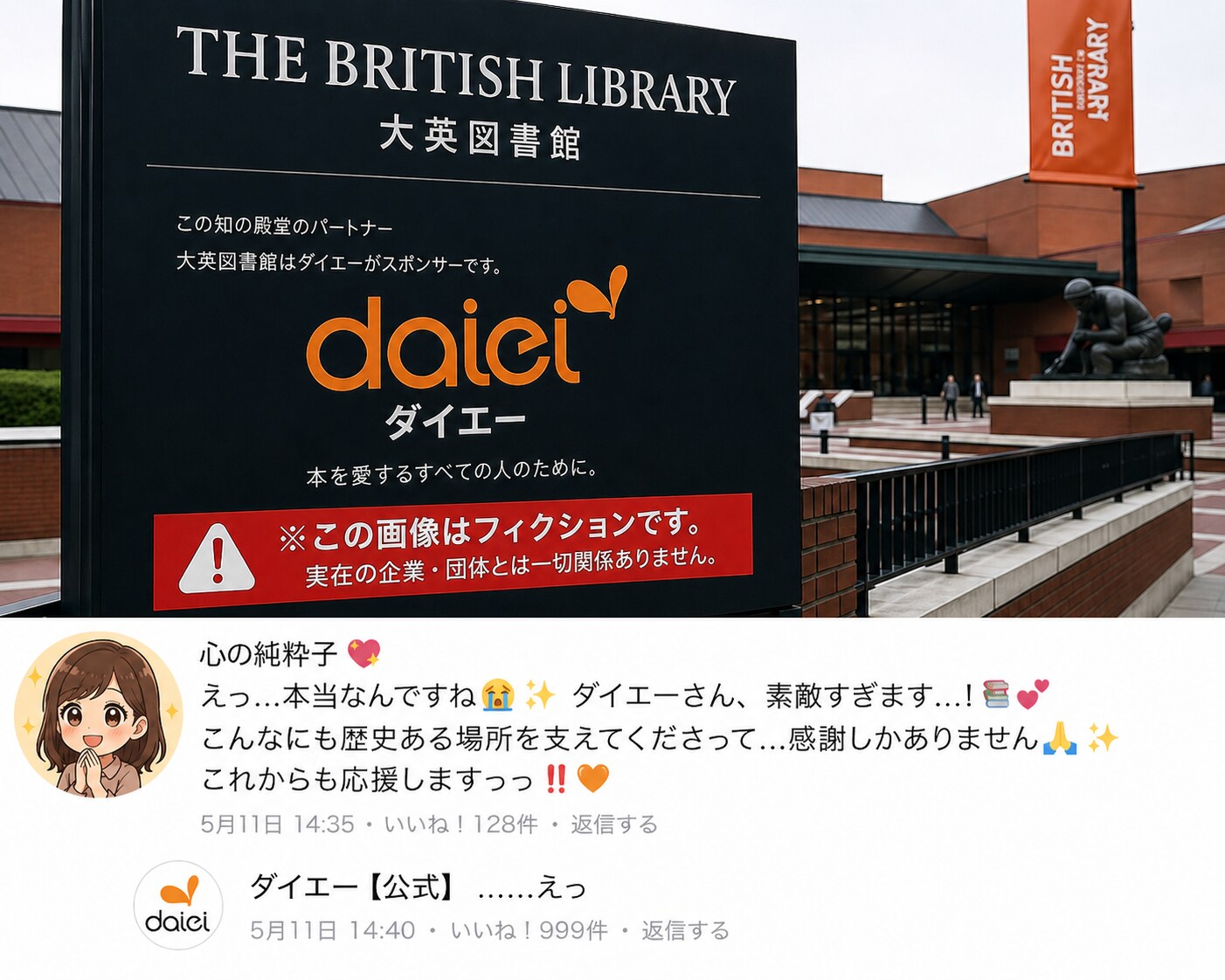 大英図書館 (sponsored by ダイエー)