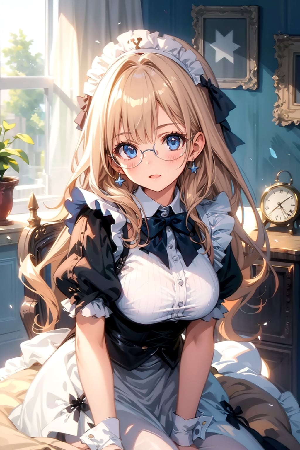 メガネ美少女メイド | の人気AIイラスト・グラビア