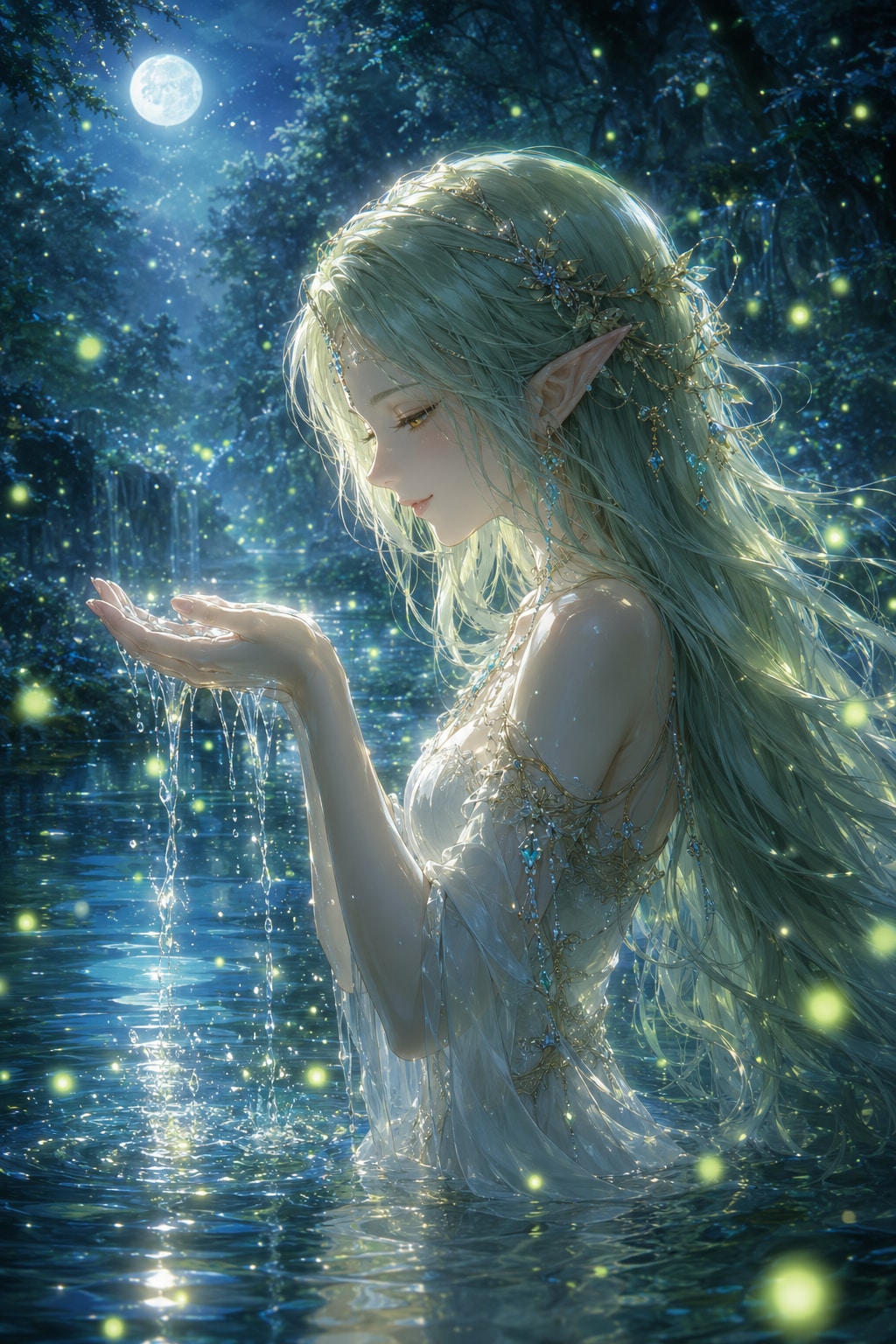 月夜に想ふ…