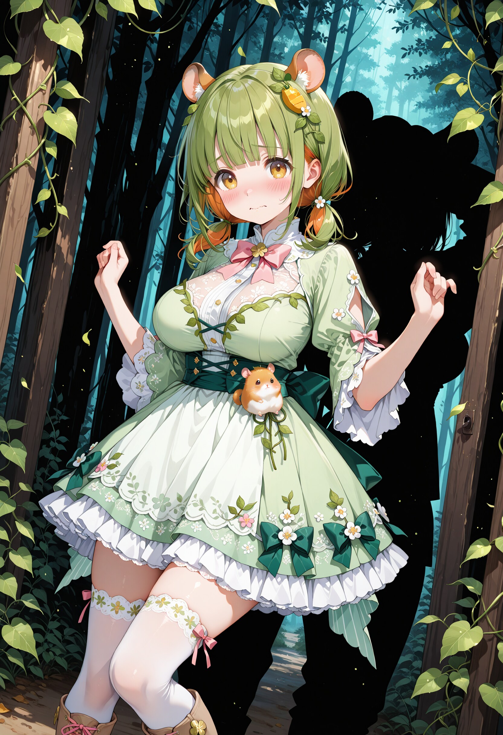 森で迷子になりました…