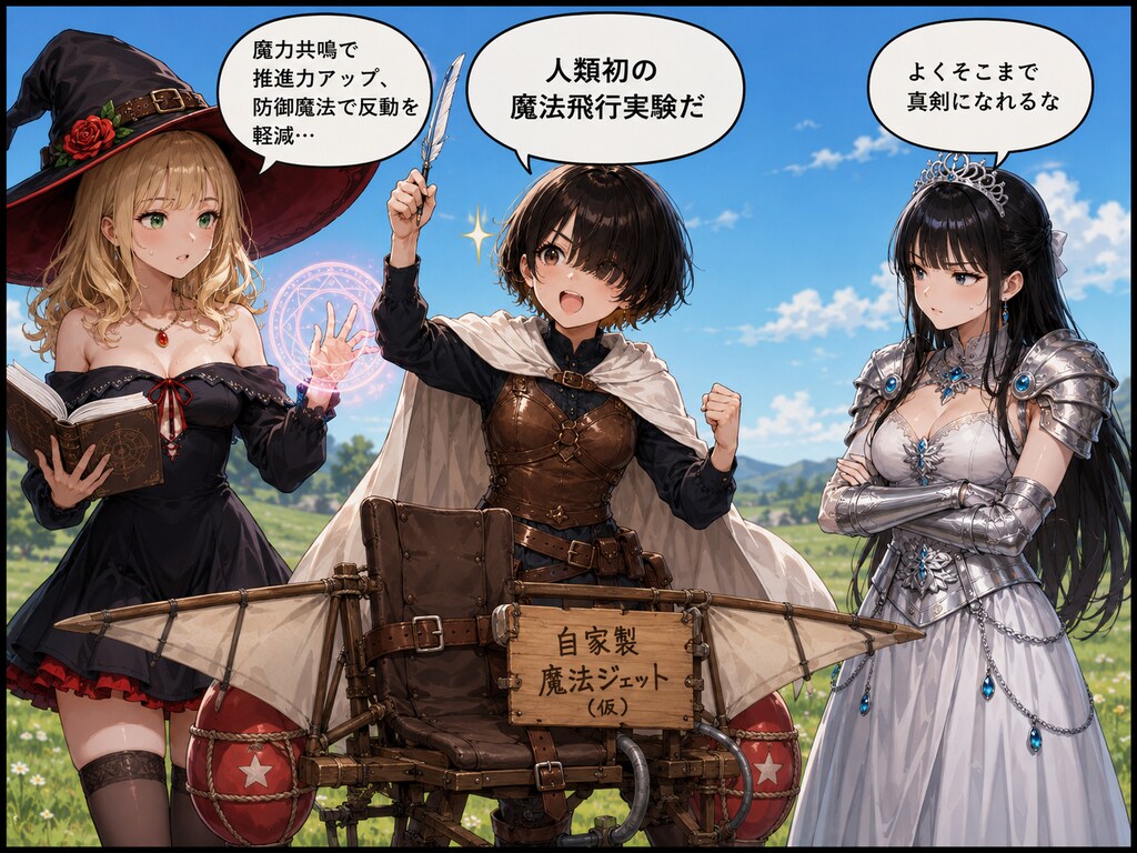 魔法飛行実験の顛末