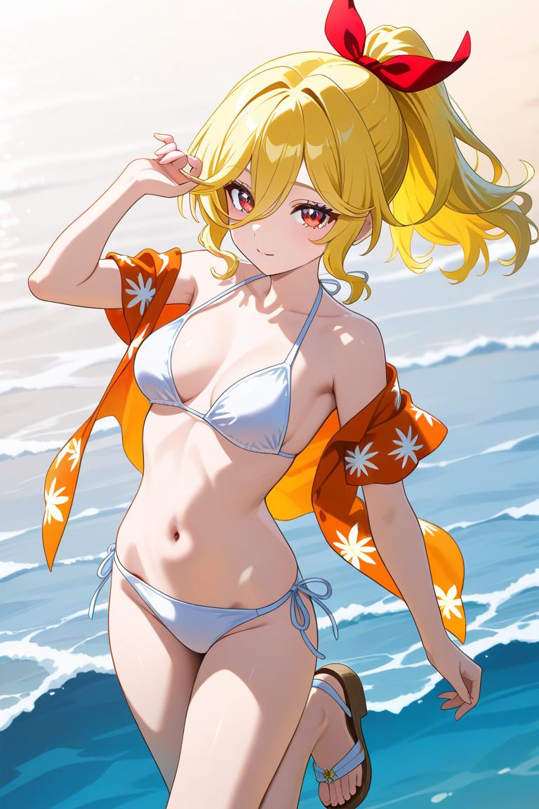 夏はアロハにビキニ