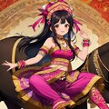 ゾウとインド風の女の子！！（10枚） 10枚目
