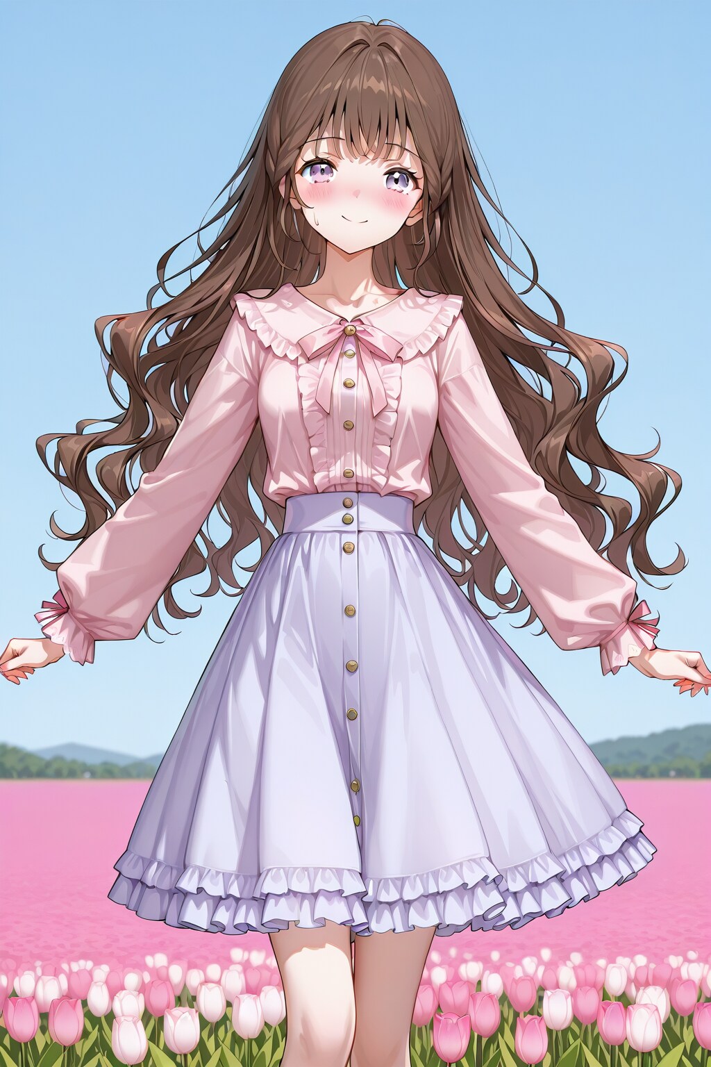 チューリップ畑