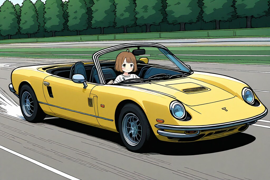 涼しい顔してベタ踏みドライブ