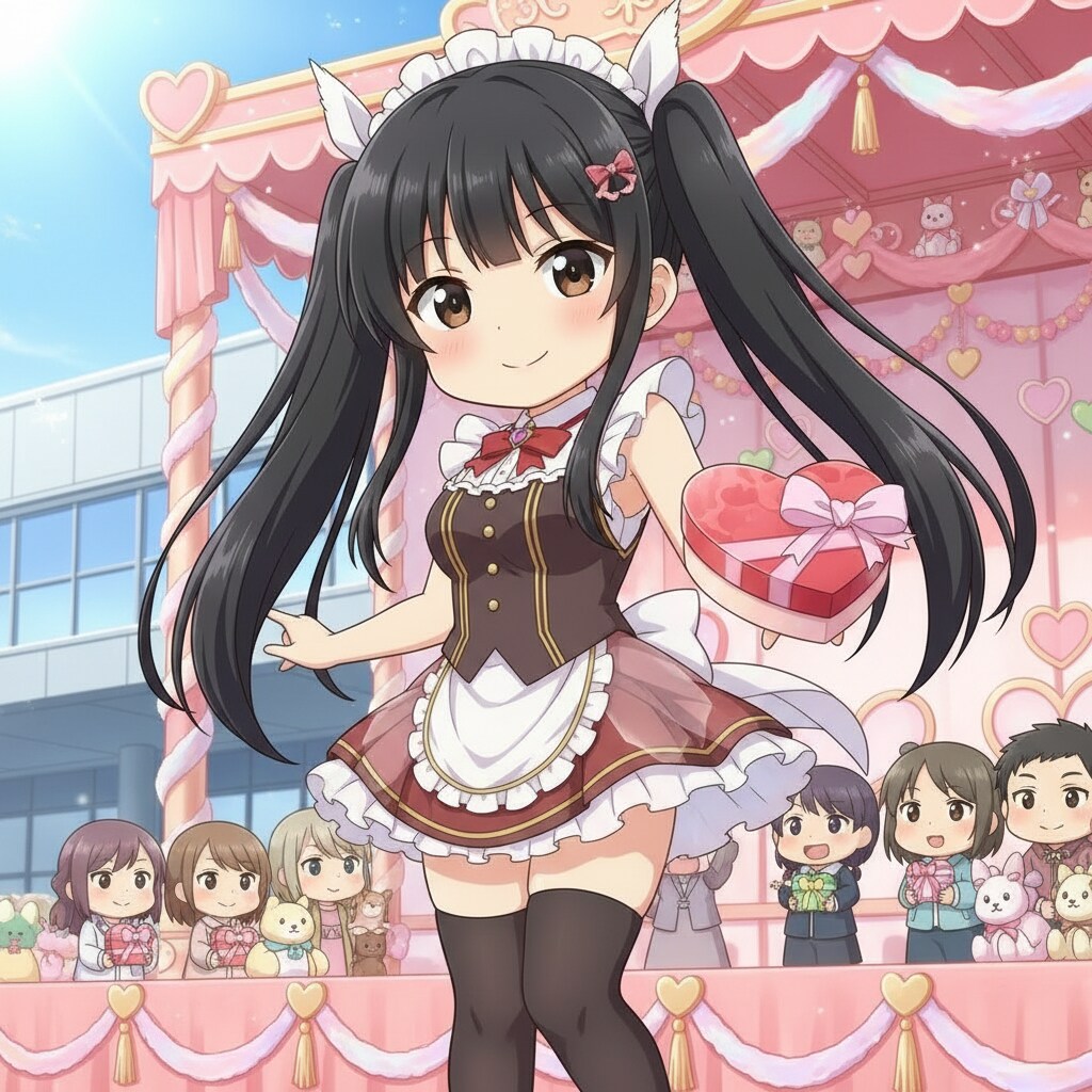黒ツイさん。2月14日 #バレンタインデー。バレンタインメイド。