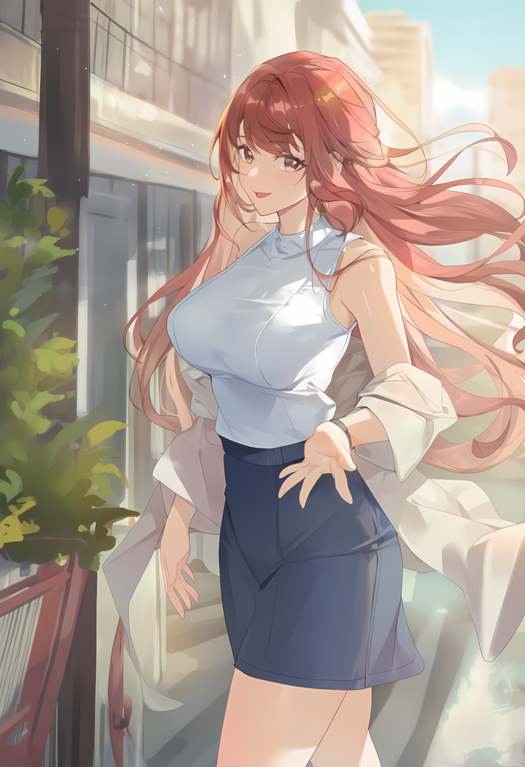 ノノカちゃんの通勤グラビア🌸💃