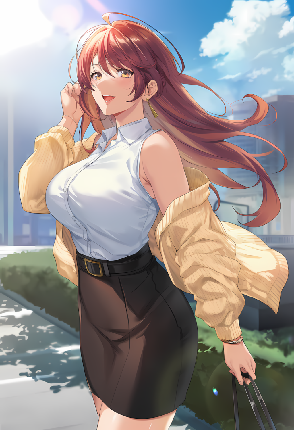 ノノカちゃんの通勤グラビア🌸💃