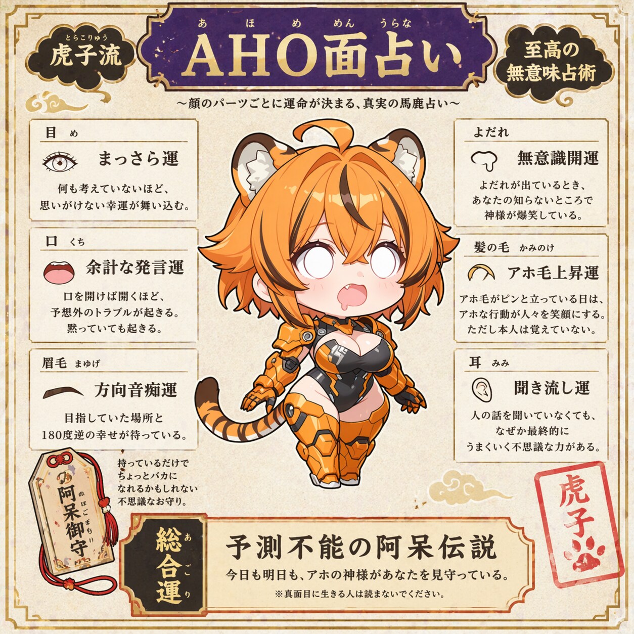 AHO面占いoqo