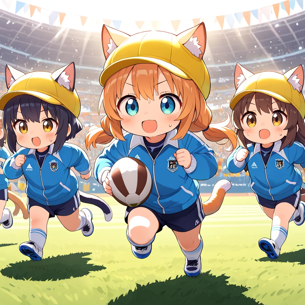 園児たちのラグビー