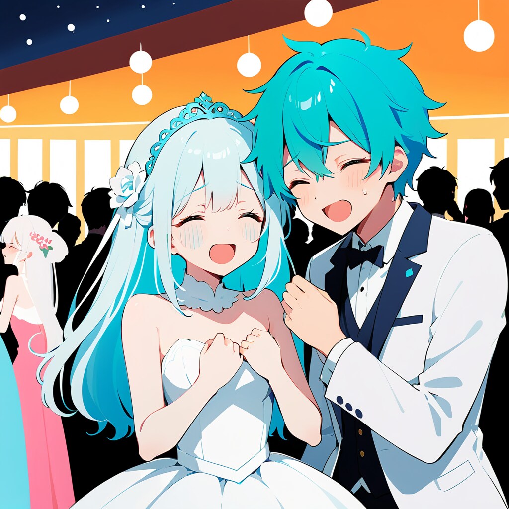 くっちづけ せよと囃したて♪