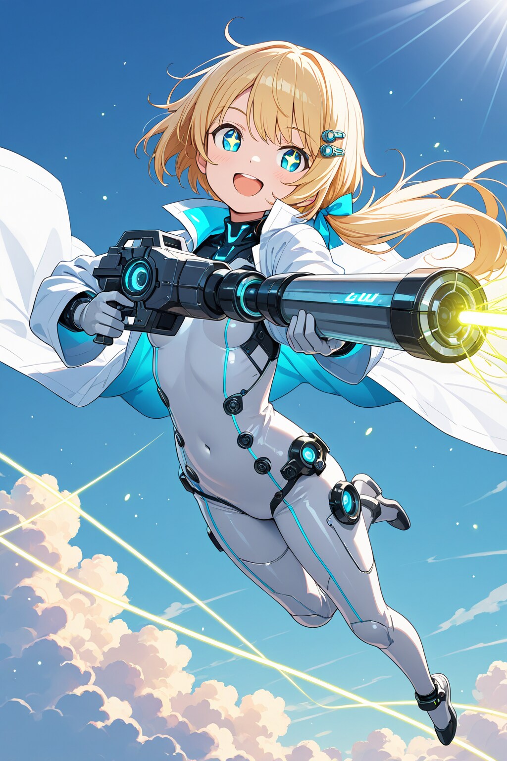 颯レーザー装備