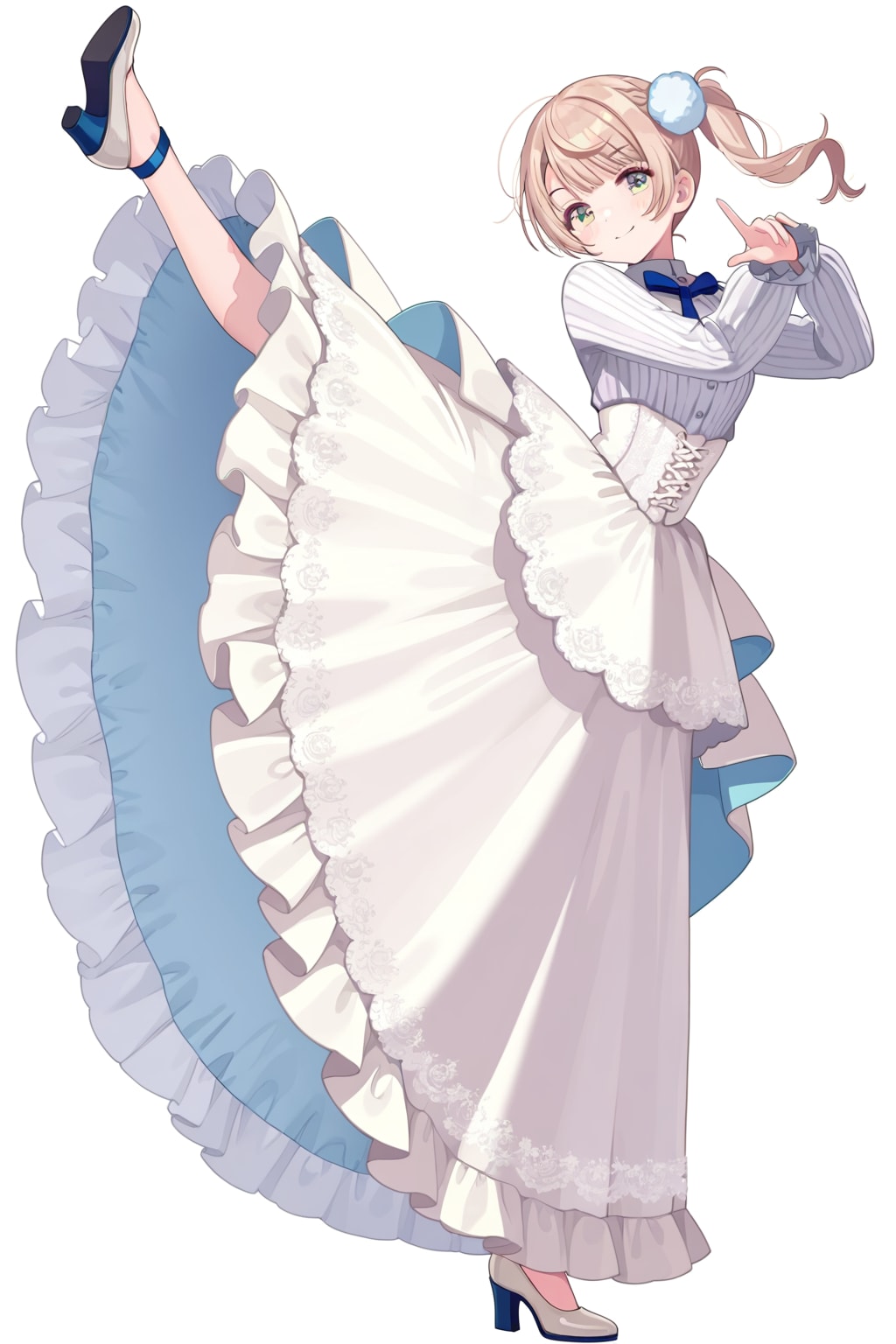 Shigure Ui Wedding dress High Kick | の人気AIイラスト・グラビア