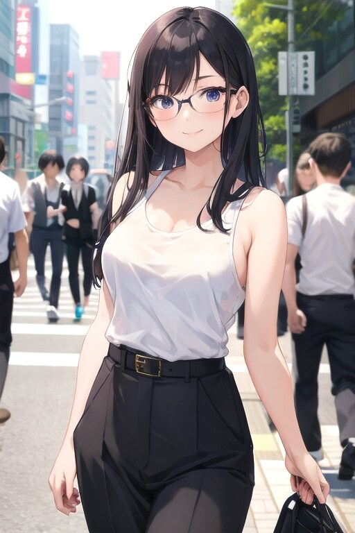 かっこかわいいOL白河雪絵の通勤