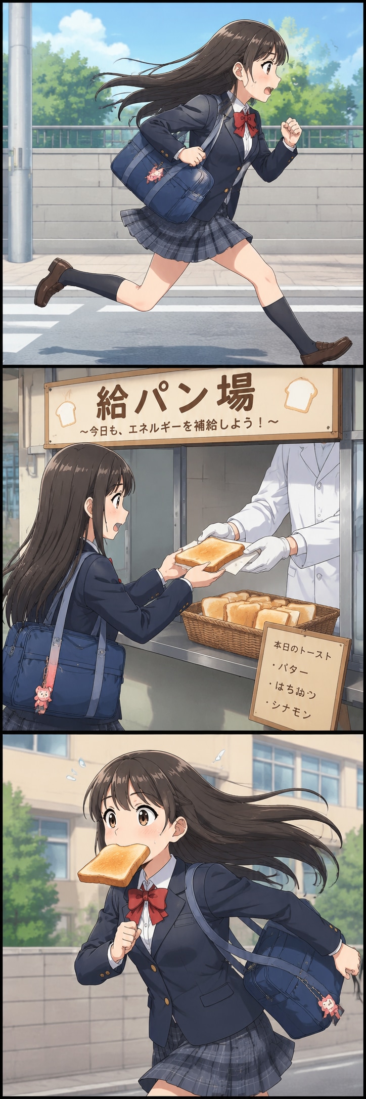 寝坊して朝食も取れなかった！
