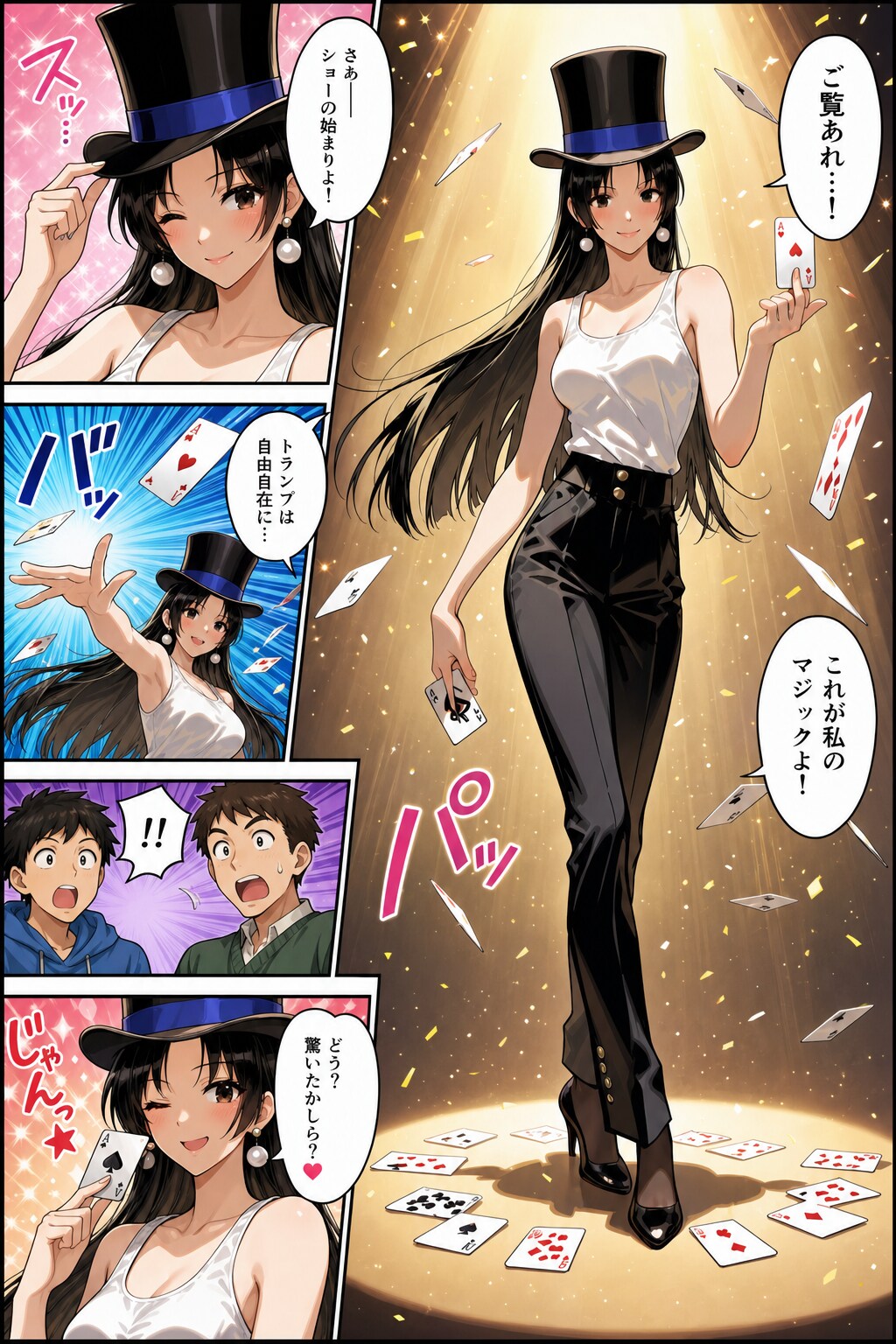 かっこかわいいダンサー白鳥英美梨のマンガ