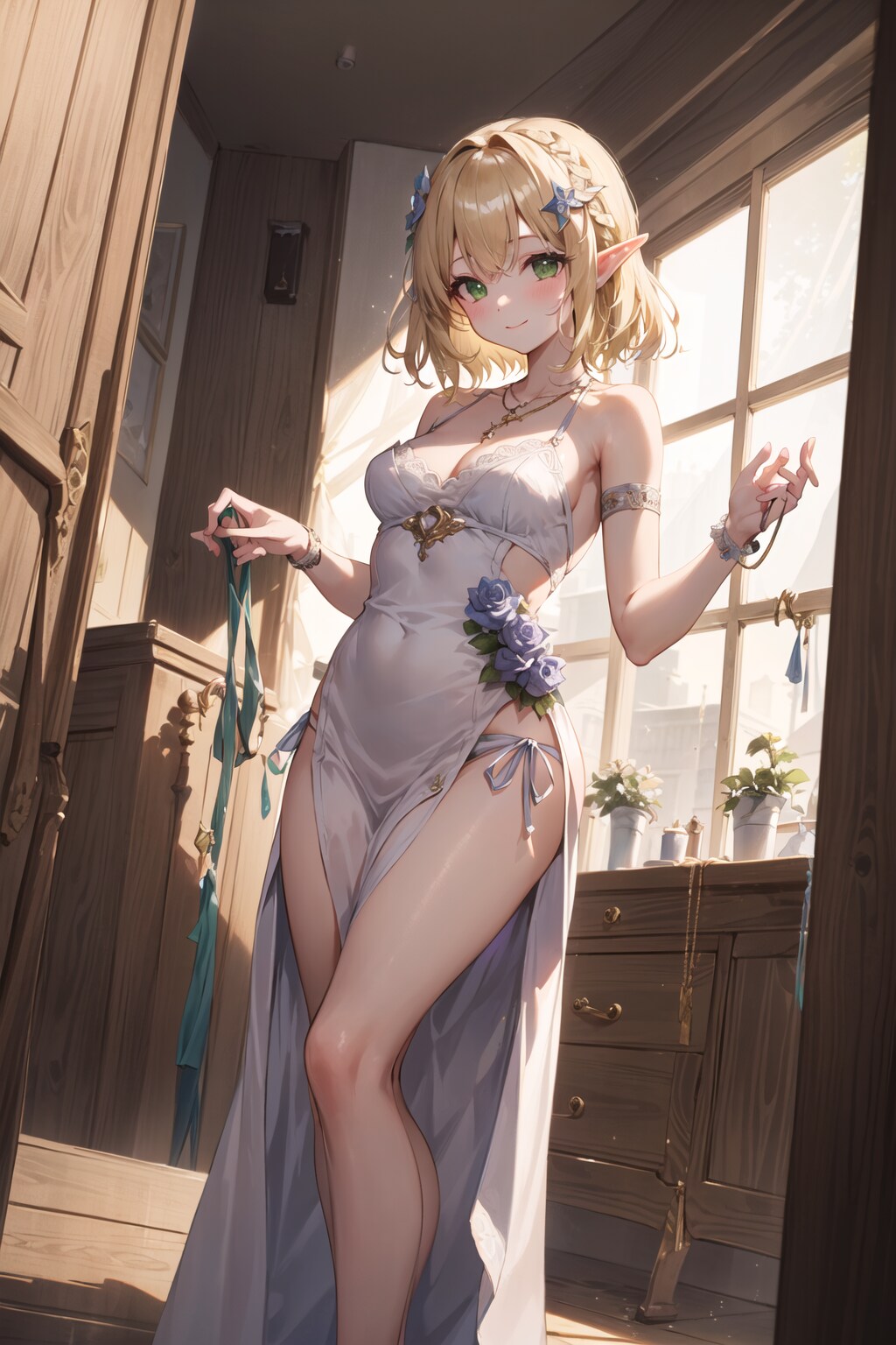 エルフちゃん・パーティードレス①