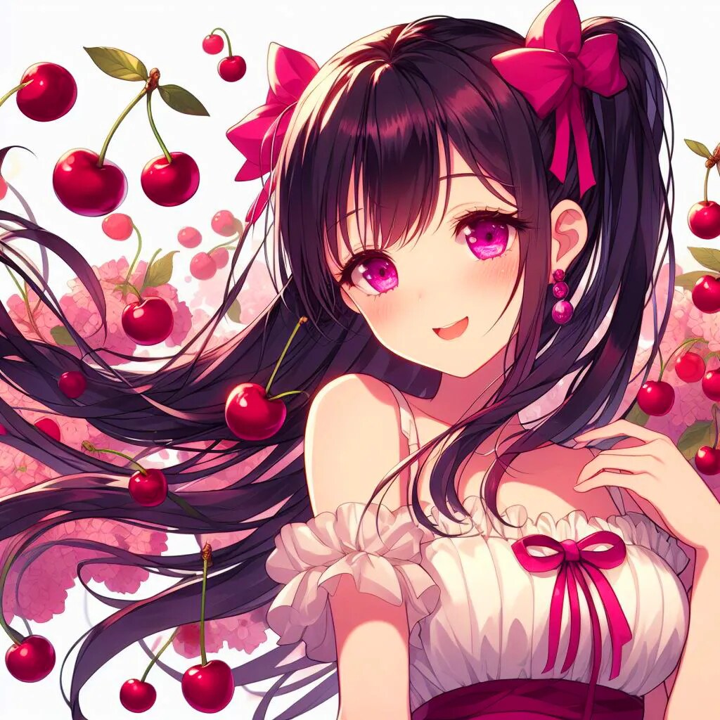 さくらんぼと、うちの子♥その1(11枚)