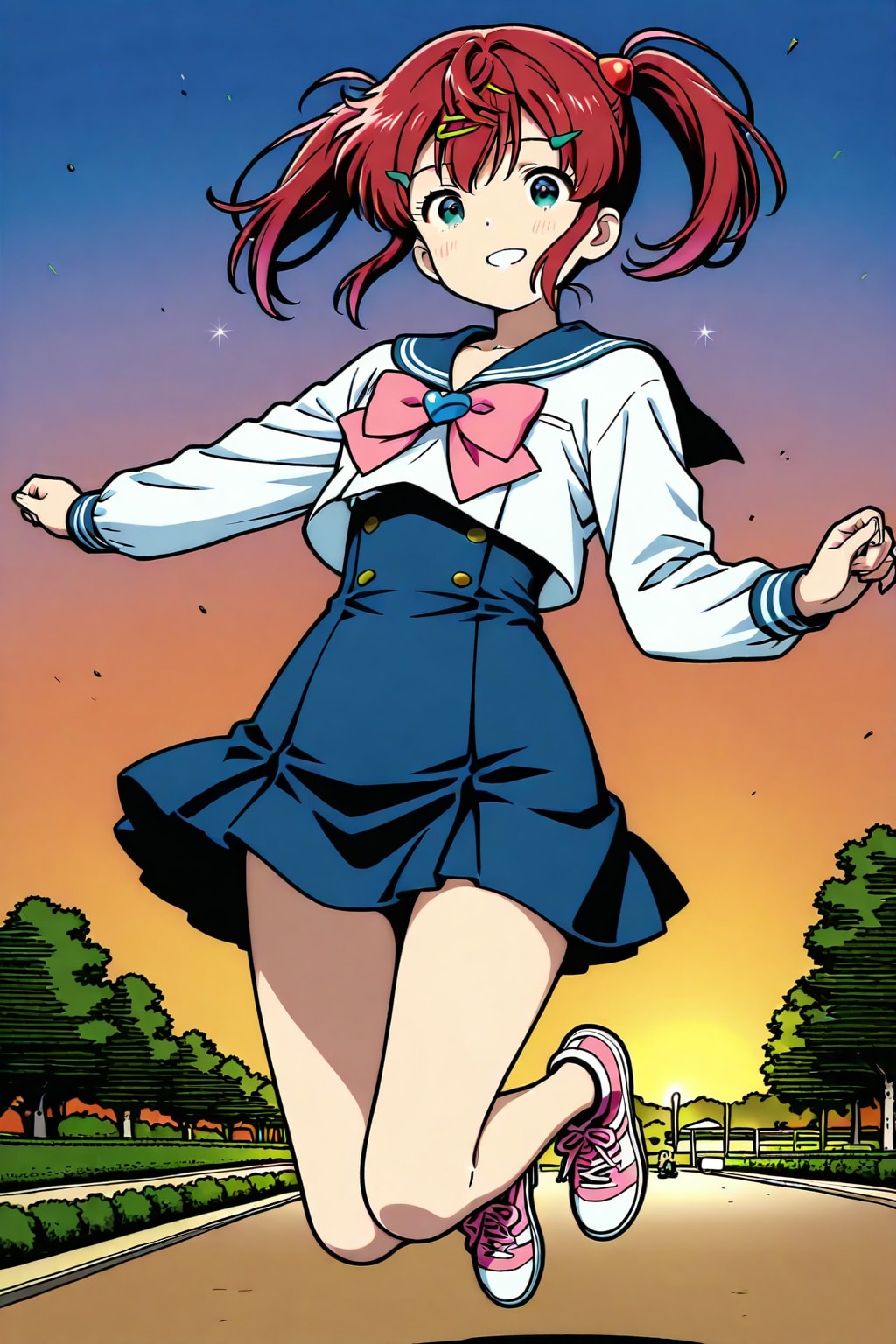 夕暮れジャンプ！