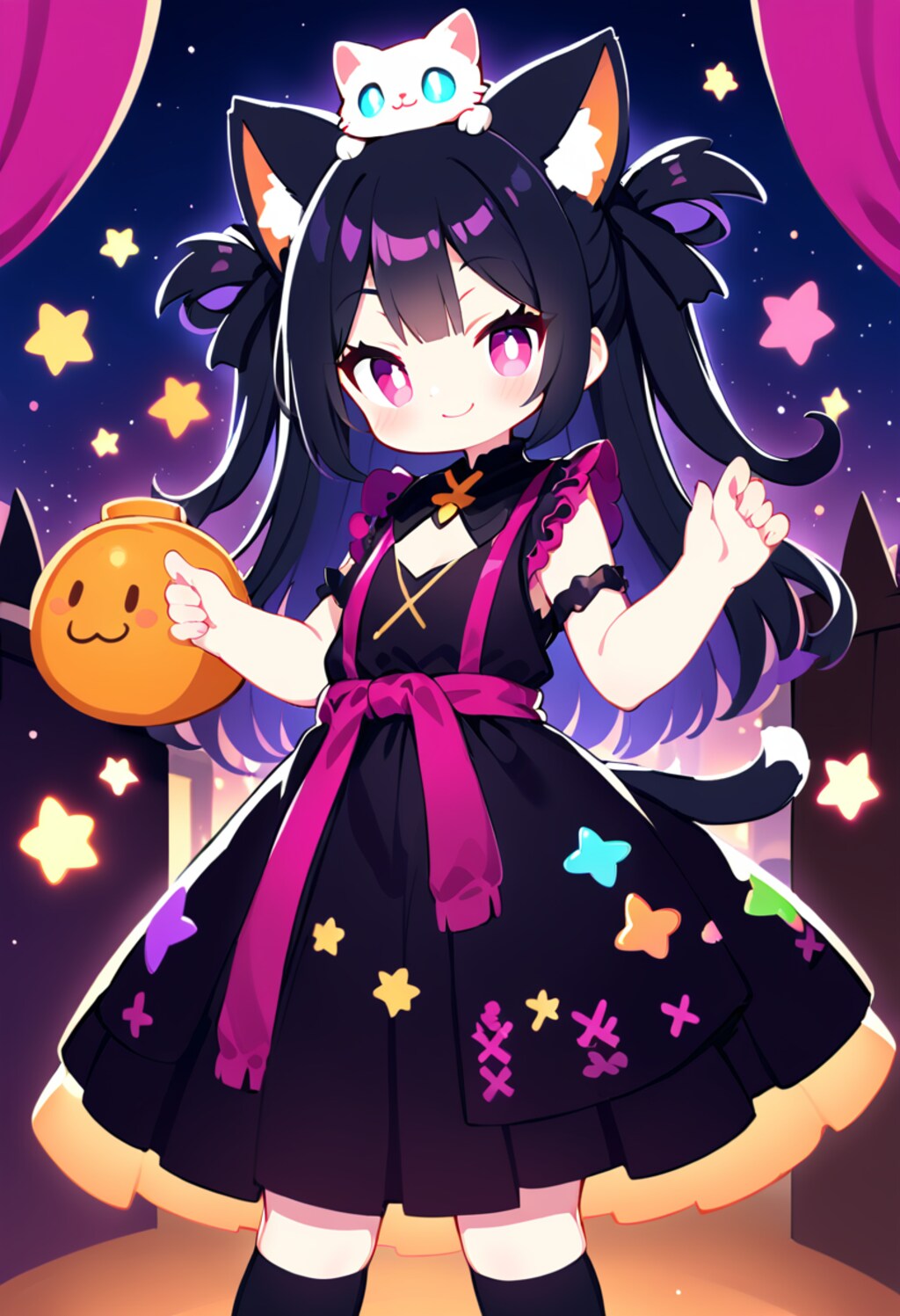 アニメ塗りな、猫の日のうちの子★(3枚)