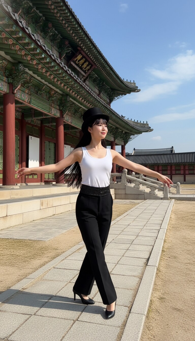 Gemini実写特集　かっこかわいいダンサー白鳥英美梨の景福宮公演