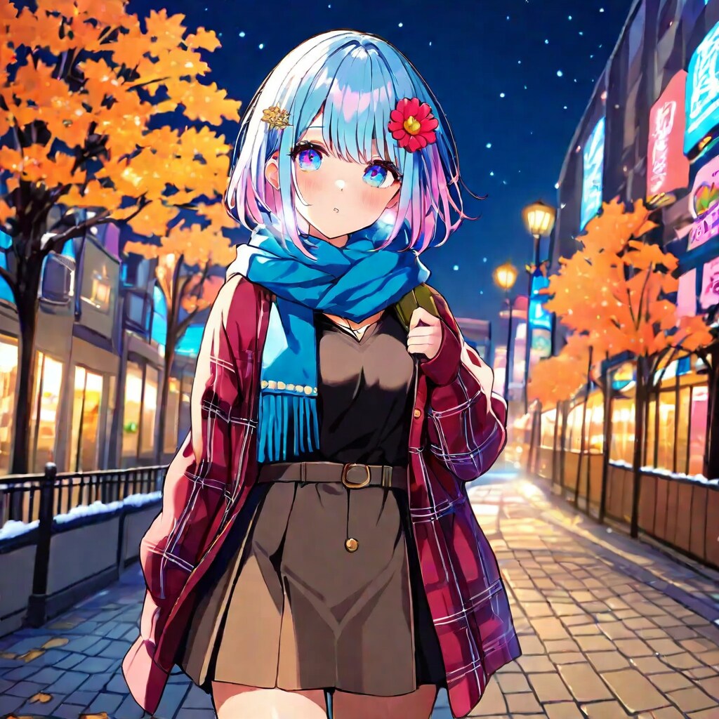 冬の街 | の人気AIイラスト・グラビア