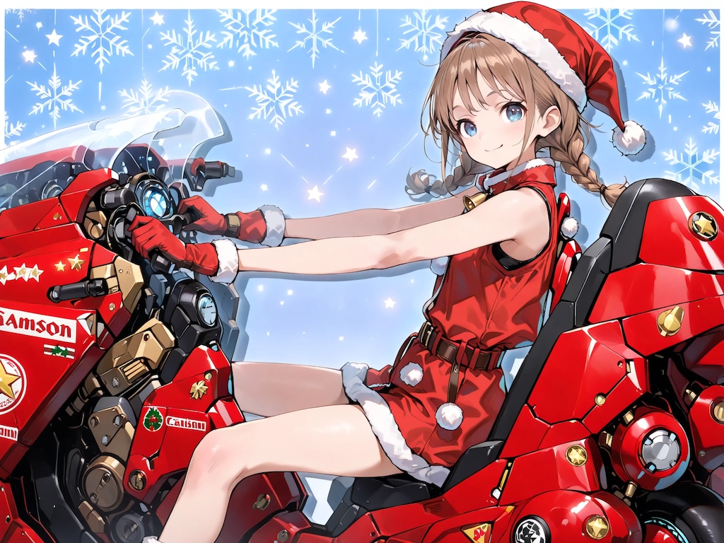 サンタが街にやってくる