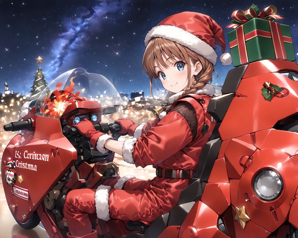 サンタが街にやってくる